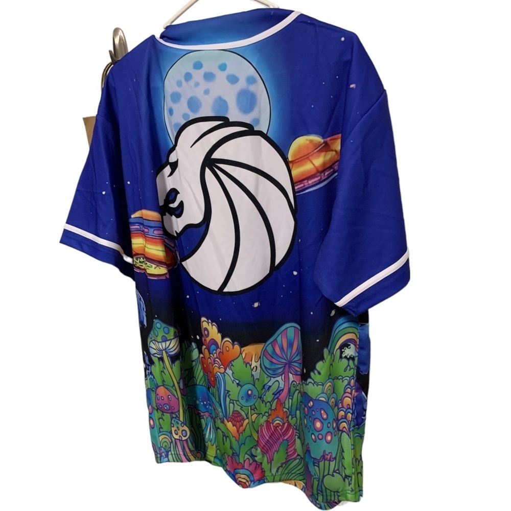 Seven Lions custom mushroom rave jersey